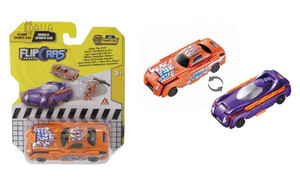 Ігри та іграшки: Машинка-трансформер Flip Cars 2 в 1 Вогняний спорткар і Потужний спорткар