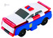 Машинка-трансформер Flip Cars 2 в 1 Полицейский автомобиль и Спорткар дополнительное фото 3.