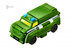 Машинка-трансформер Flip Cars 2 в 1 Вантажівка зв'язку і Військова швидка допомога дополнительное фото 2.