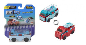 Ігри та іграшки: Машинка-трансформер Flip Cars 2 в 1 Автомобіль для дельфіна і Автомобіль для човна