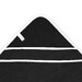 Полотенце черное бамбуковое с капюшоном-уголком «Пингвин» 85х85 см, BabyOno дополнительное фото 3.