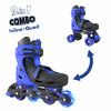 Ролики Neon COMBO SKATES Синие (размер 30-33)