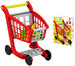 Тележка для супермаркета с продуктами, Ecoiffier дополнительное фото 1.