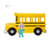 Игровой набор Feature Vehicle Желтый Школьный Автобус со звуком, CoComelon дополнительное фото 10.