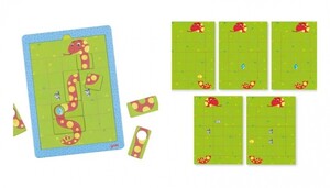 Пазлы и головоломки: Магнитная игра Goki «Голодная змея» (56756G)