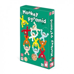 Ігри та іграшки: Настільна гра-балансир «Мавпи-акробати», 20 ел. J0263, Janod