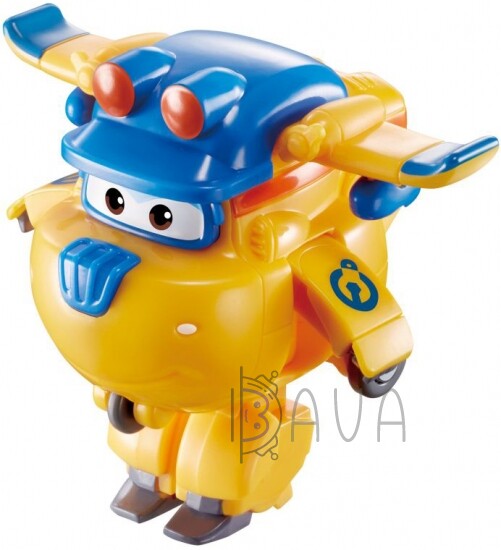 Super Wings EU710020 Transform-a-Bots Donnie - Giocattolo Trasformabile Aereo-Robot