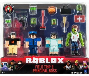 Ігри та іграшки: Набір ігрових колекційних фігурок Jazwares Roblox Multipack Field Trip Z: Principal Boss W10