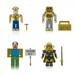 Набор игровых коллекционных фигурок Jazwares Four Figure Pack Roblox Icons - 15th Anniversary Gold Collector’s Set дополнительное фото 3.