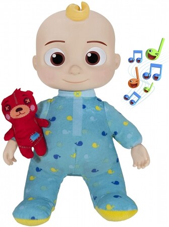 Персонажи: Мягкая игрушка Roto Plush Bedtime JJ Doll Джей Джей со звуком, CoComelon