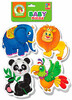 Беби-пазл 4 в 1 Зоопарк, Vladi Toys