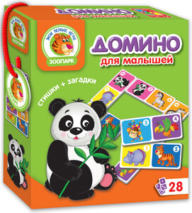 Игры и игрушки: Домино Зоопарк (русский язык), Vladi Toys