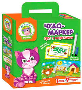 Розвивальні іграшки: Чудо-маркер Ферма (укр. мова), Vladi Toys
