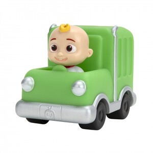 Машинки: Игровой мусоровоз Mini Vehicles Green Trash Truck, зеленый, CoComelon