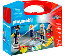 Ігри та іграшки: Игровой набор Пожарная бригада, в кейсе, Playmobil