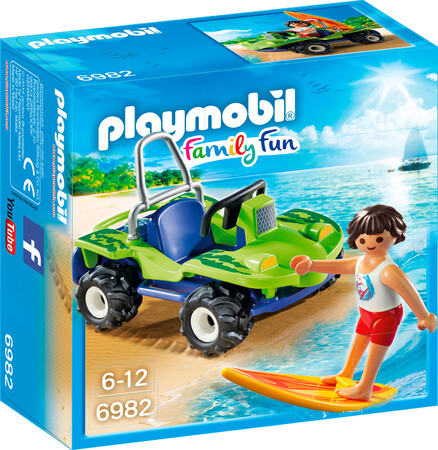 Ігрові набори Playmobil: Игровой набор Серфер с квадроциклом, Playmobil