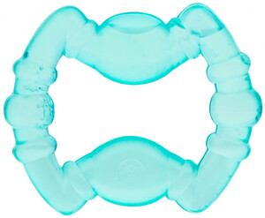 Погремушки и прорезыватели: Прорезыватель для зубов Фигурки (голубой бантик), Canpol babies