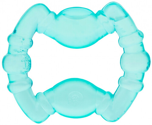 Погремушки и прорезыватели: Прорезыватель для зубов Фигурки (голубой бантик), Canpol babies