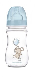 Пляшечки: Бутылочка с широким горлышком Little Cutie, 240 мл, голубая, Canpol babies