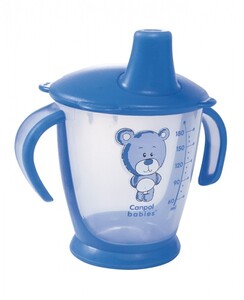 Поильники, бутылочки, чашки: Поильник-непроливайка Друг медвежонок, синий, Canpol babies