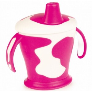 Поильники, бутылочки, чашки: Поильник-непроливайка Коровка, розовый, Canpol babies