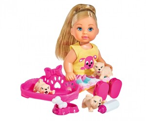 Ляльки: Набор с куклой Эви Маленькие любимцы, Steffi & Evi Love