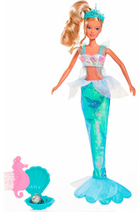 Ігри та іграшки: Лялька Штеффі Морська принцеса з каблучкою для дівчинки, Steffi & Evi Love