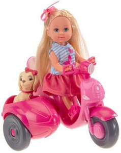 Куклы: Кукла Эви Прогулка на скутере, Steffi & Evi Love