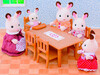 Обідній стіл та 5 стільців, Sylvanian Families