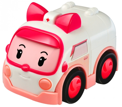 Машинки: Эмбер, инерционная машинка (8 см), Robocar Poli