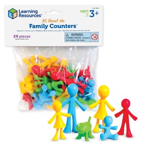 Розвивальні іграшки: Набір чоловічків «Моя сім’я» 24 шт. Learning Resources