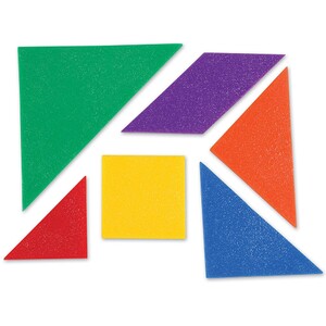 Розвивальні іграшки: Набір геометричних елементів мозаїки 42 шт. Learning Resources