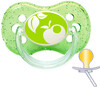 Пустушка латексна кругла Природа (зелена), 0-6 міс., Canpol babies