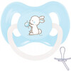 Пустышка силиконовая симметричная, 0-6 мес, Little Cutie (голубая), Canpol babies