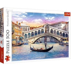 Игры и игрушки: Пазл «Мост Риальто, Венеция», 500 эл., Trefl