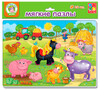 Ферма, мягкие пазлы А4 (24 эл.), Vladi Toys