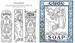 Art Nouveau patterns to colour дополнительное фото 3.