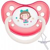 Пустышка силиконовая анатомическая (красная), от 18 мес., Canpol babies
