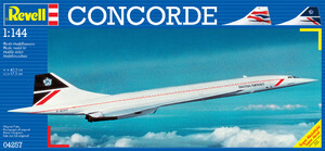 Сборные модели-копии: Сборная модель Revell Самолет Concorde British Airways 1144 (04257)