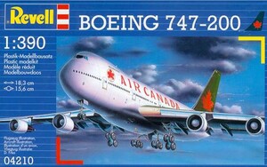 Ігри та іграшки: Збірна модель Revell Літак Boeing 747 Air Canada 1390 (04210)