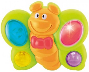 Музыкальные и интерактивные игрушки: Музыкальная бабочка с подсветкой, развивающая игрушка, Redbox