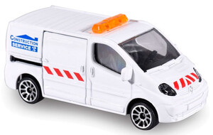 Игры и игрушки: Микроавтобус стройсервиса Renault Master, 7.5 см, Majorette
