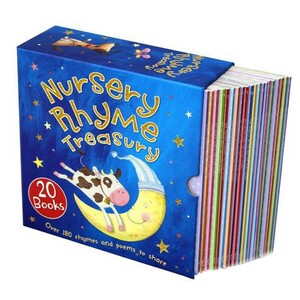 Книги для дітей: Подарунковий набір книг Nursery Rhyme Treasury (20 шт)