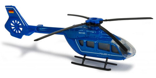 Воздушный транспорт: Вертолет полицейский Airbus H145, 13 см, Majorette