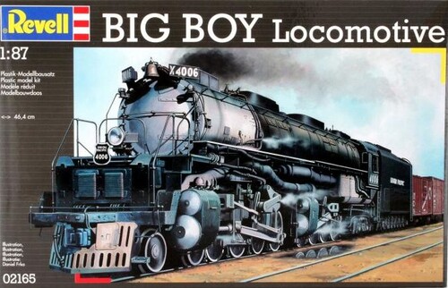 Збірні моделі-копії: Модель для збірки Revell Big Boy Locomotive 1941 р 187 (02165)