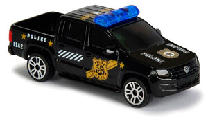 Ігри та іграшки: Полицейская машина VolksWagen Amarok, 7.5 см, Majorette