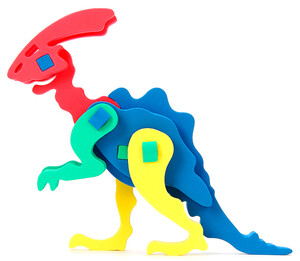 Головоломки и логические игры: Объёмный конструктор Динозавр, Бомик