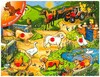Рамка-вкладыш Сельский двор 1, Мир деревянных игрушек