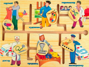 Розвивальні іграшки: Лабиринт Профессии, Мир деревянных игрушек