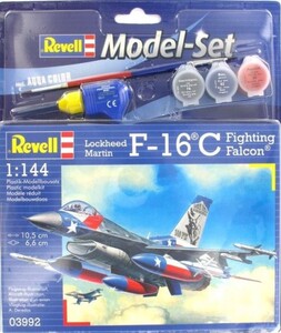 Набір для складання моделі Revell Літак F-16C USAF 1144 (63992)